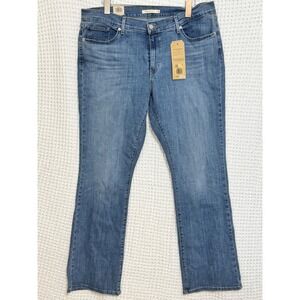 Levi's Womens Sculpt Hypersoft Classic Bootcut Jeans Mid Rise 18 Medium 34x32
